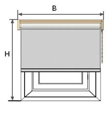 Rollomontage vor der Fensternische